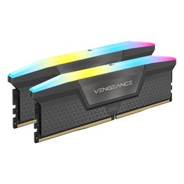 Corsair 32GB (2x16GB) DDR5 6000MHz CL30 Vengeance RGB Gaming RAM Kit