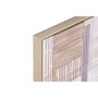 DKD Home Decor Set de 2 Cuadros de Lienzo y PS 52,5x52,5 cm, Surtido Beige y Marrón