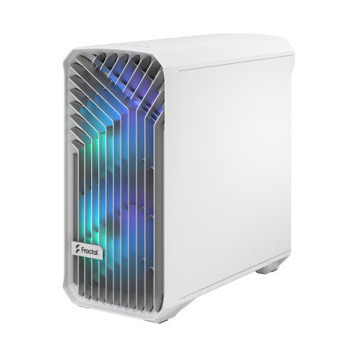 Fractal Design Torrent Compact Blanco - Caja PC ATX, EATX, micro ATX, Mini-ITX, SSI CEB, Ventiladores 2x180mm, Vidrio Templado, FD-C-TOR1C-05