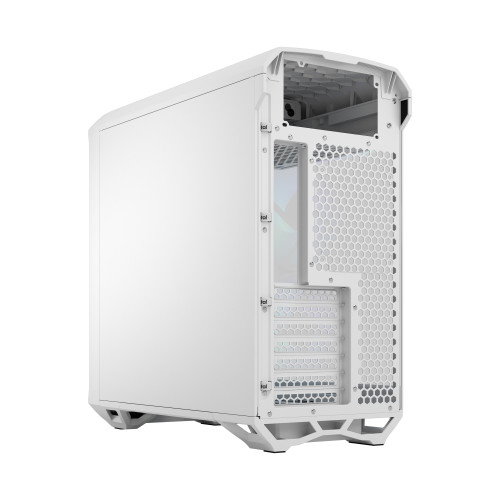 Fractal Design Torrent Compact Blanco - Caja PC ATX, EATX, micro ATX, Mini-ITX, SSI CEB, Ventiladores 2x180mm, Vidrio Templado, FD-C-TOR1C-05