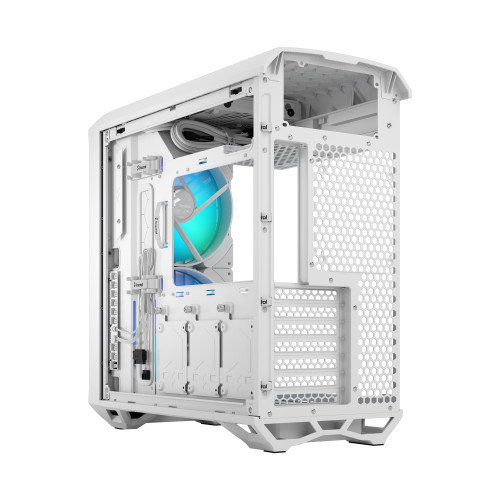 Fractal Design Torrent Compact Blanco - Caja PC ATX, EATX, micro ATX, Mini-ITX, SSI CEB, Ventiladores 2x180mm, Vidrio Templado, FD-C-TOR1C-05
