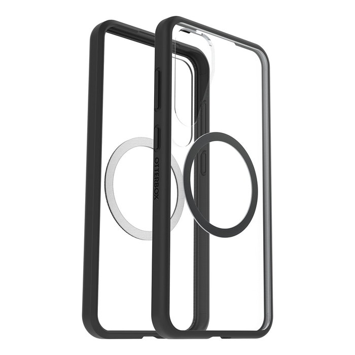 Samsung Otterbox React Magnet Qi2 Funda para Samsung S25+ Black Crystal