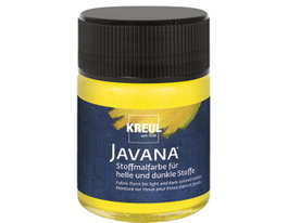 Kreul Pintura para textil Javana Tex opaca amarillo 50ml
