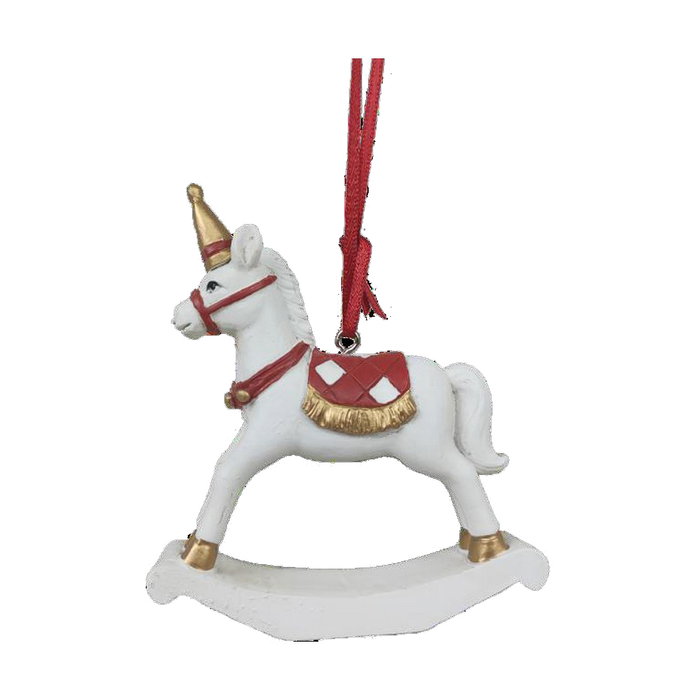 DKD Home Decor Figuras de Caballo en Resina, Pack de 2 Surtido Blanco y Rosa DKD Home Decor Figuras de Caballo en Resina, Pack de 2 Surtido Blanco y Rosa