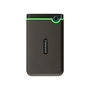 Transcend StoreJet 25M3 1TB - Disco Duro Externo Portátil 2.5", USB 3.2 Gen 1, Resistente a Golpes, Color Gris