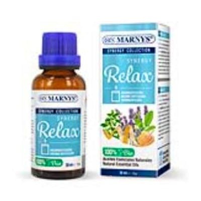 MARNYS Synergy Relax 30Ml. Aceite Esencial para un Ambiente de Tranquilidad y Reducción de Estrés y Ansiedad MARNYS Synergy Relax 30Ml. Aceite Esencial para un Ambiente de Tranquilidad y Reducción de Estrés y Ansiedad