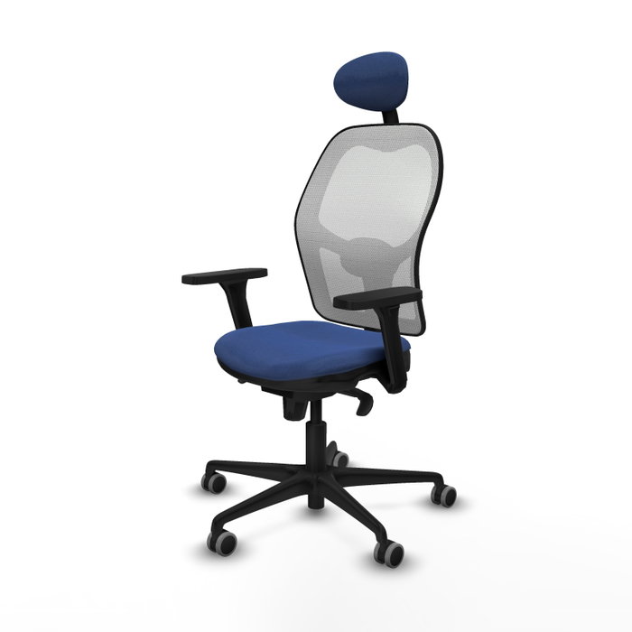 PIQUERAS Y CRESPO Silla de oficina Jorquera Azul Marino y Blanco PIQUERAS Y CRESPO Silla de oficina Jorquera Azul Marino y Blanco