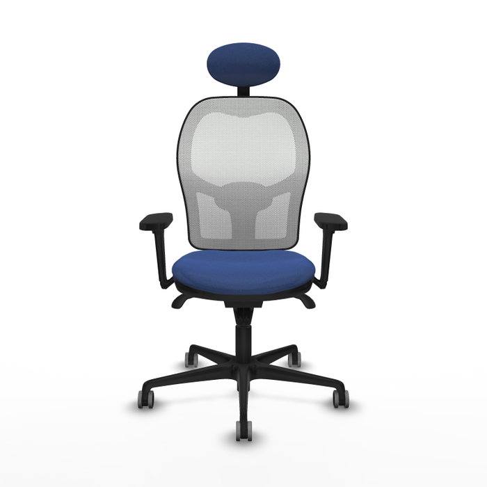 PIQUERAS Y CRESPO Silla de oficina Jorquera Azul Marino y Blanco PIQUERAS Y CRESPO Silla de oficina Jorquera Azul Marino y Blanco