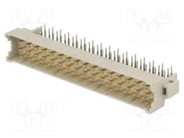 HARTING Conector de datos DIN 41612 de 48 pines, angulado 90°