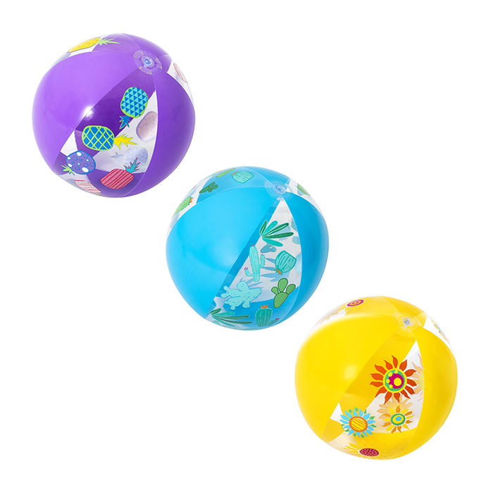Bestway Pelota Hinchable Decorada Diseños Color Surtido D51 cm +2 Años Jardin, Piscina y Playa 31036