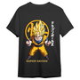 TOEI ANIMATION Camiseta Estampada Goku Super Saiyan Kanji Dragon Ball Z Adulto Manga Corta Hombre Talla S