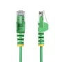 StarTech N6PAT10MGNS Cable Ethernet RJ45 Cat6 Slim 10m, Delgado UTP, PoE++ 100W, Verde, Conectores sin Enganche Chapados en Oro, LSZH