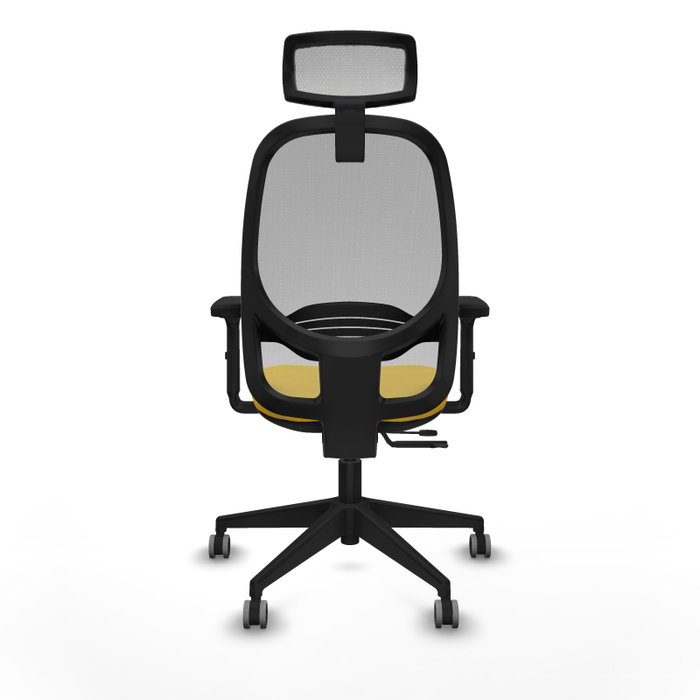 PIQUERAS Y CRESPO Silla de oficina Cilanco Amarillo y Gris PIQUERAS Y CRESPO Silla de oficina Cilanco Amarillo y Gris