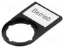 Eaton M22S-ST-D7 Trger+Schild 216488 BETRIEB 216488