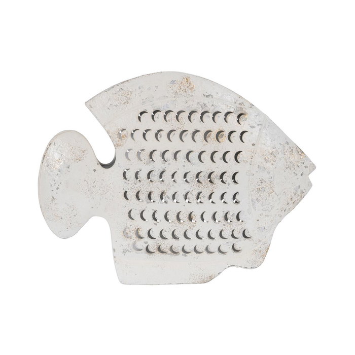 Ixia Figura Pez Blanco Rosado Metal Ixia Figura Pez Blanco Rosado Metal