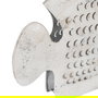 Figura Pez Blanco Rozado Metal 48,50 X 5 X 40 cm
