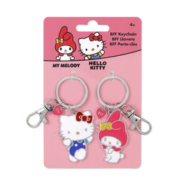 Sanrio Set 2 Llaveros Hello Kitty and Friends My Melody Metálicos BFF