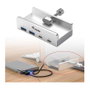 Equip Hub USB-C 128967 con 2 puertos 2x USB-A y 2x USB-C con clip ajustable
