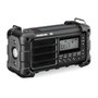 Sangean MMR-99 DAB Radio de emergencia con manivela y solar, negro