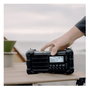 Sangean MMR-99 DAB Radio de emergencia con manivela y solar, negro