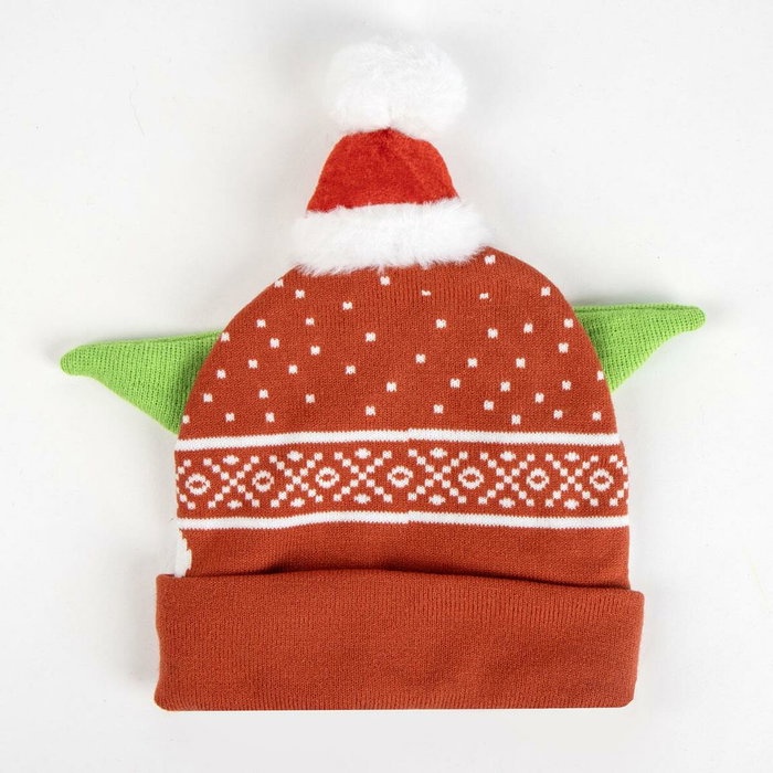 Cerdá Gorro Punto Christmas The Mandalorian Star Wars Rojo