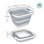 AKTIVE Cesta de Ropa Plegable 40L