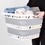 AKTIVE Cesta de Ropa Plegable 40L