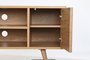 DKD Home Decor Mueble TV Scandi Natural 40 x 57 x 120 cm