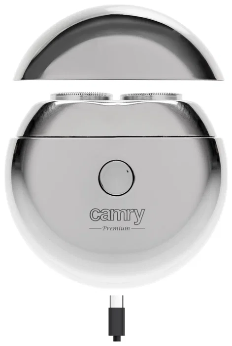Camry CR 2938 srebrny silver de viaje compacta con carga USB-C de 35 min de autonomía, plata Camry CR 2938 srebrny silver de viaje compacta con carga USB-C de 35 min de autonomía, plata
