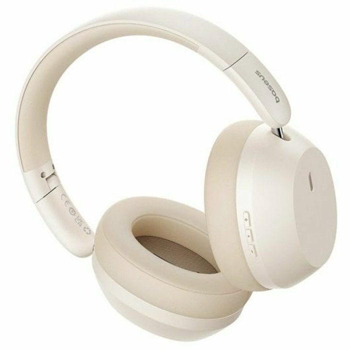 Baseus Bass 35 Max Auriculares Inalámbricos y Alámbricos Beige