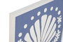 DKD Home Decor Cuadro Papel Maché 50x50 con Diseño de Conchas, Surtido de 4 unidades