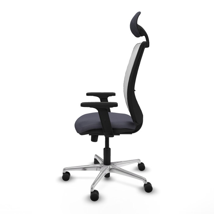 PIQUERAS Y CRESPO Silla de oficina Zulema Gris oscuro/Blanco PIQUERAS Y CRESPO Silla de oficina Zulema Gris oscuro/Blanco