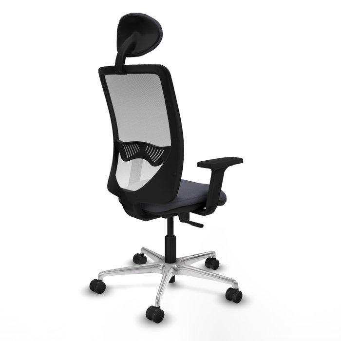 PIQUERAS Y CRESPO Silla de oficina Zulema Gris oscuro/Blanco PIQUERAS Y CRESPO Silla de oficina Zulema Gris oscuro/Blanco