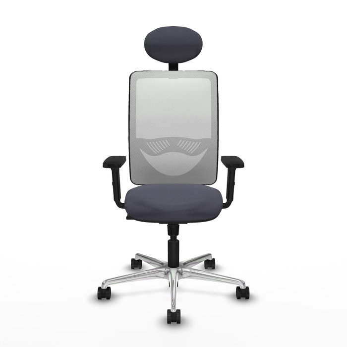 PIQUERAS Y CRESPO Silla de oficina Zulema Gris oscuro/Blanco PIQUERAS Y CRESPO Silla de oficina Zulema Gris oscuro/Blanco
