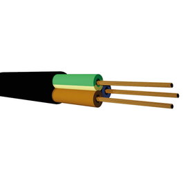 RCT Rollo 100M Manguera RV-K flexible (3x2.5mm) Negro