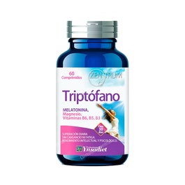 Zentrum Complemento Alimenticio Triptófano 60 Comprimidos con Magnesio, Vitaminas B y Melatonina para Sistema Nervioso, Energía y Rendimiento Intelectual