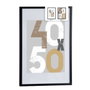 Portafotos de Pared Gift Decor Negro Poliestireno Plástico Madera MDF 50 x 70 cm (6 Unidades)