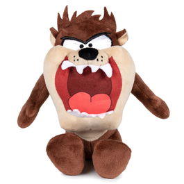 PLAY BY PLAY Looney Tunes Peluche Demonio Tasmania, Muñeco de Peluche Sentado 23cm