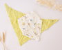 KioKids Set de 2 Bandanas para Bebé en Bambú y Algodón, Suave y Termorreguladora, Amarillo