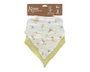 KioKids Set de 2 Bandanas para Bebé en Bambú y Algodón, Suave y Termorreguladora, Amarillo