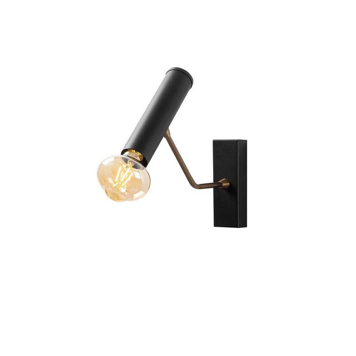 Aplique Dolma - 3061 Metal Negro E27