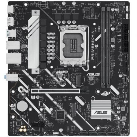 Asus Prime H810M-A-CSM Micro ATX Placa Base Socket LGA1851 para Intel Core Ultra Serie 2, Chipset Intel H810, DDR5, PCIe 4.0, M.2 (90MB1KK0-M0EAYC)