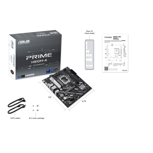 Asus PRIME H810M-A-CSM Micro ATX DDR5 LGA 1851