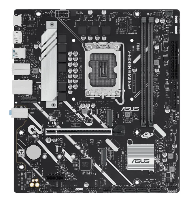 ASUS PRIME H810M-A-CSM Placa Base Intel H810 LGA 1851 Socket V1 micro ATX para Intel Core Ultra (Series 2) con DDR5, PCI Express 4.0, 2x M.2 ASUS PRIME H810M-A-CSM Placa Base Intel H810 LGA 1851 Socket V1 micro ATX para Intel Core Ultra (Series 2) con DDR5, PCI Express 4.0, 2x M.2