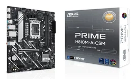 ASUS PRIME H810M-A-CSM Placa Base Intel H810 LGA 1851 Socket V1 micro ATX para Intel Core Ultra (Series 2) con DDR5, PCI Express 4.0, 2x M.2