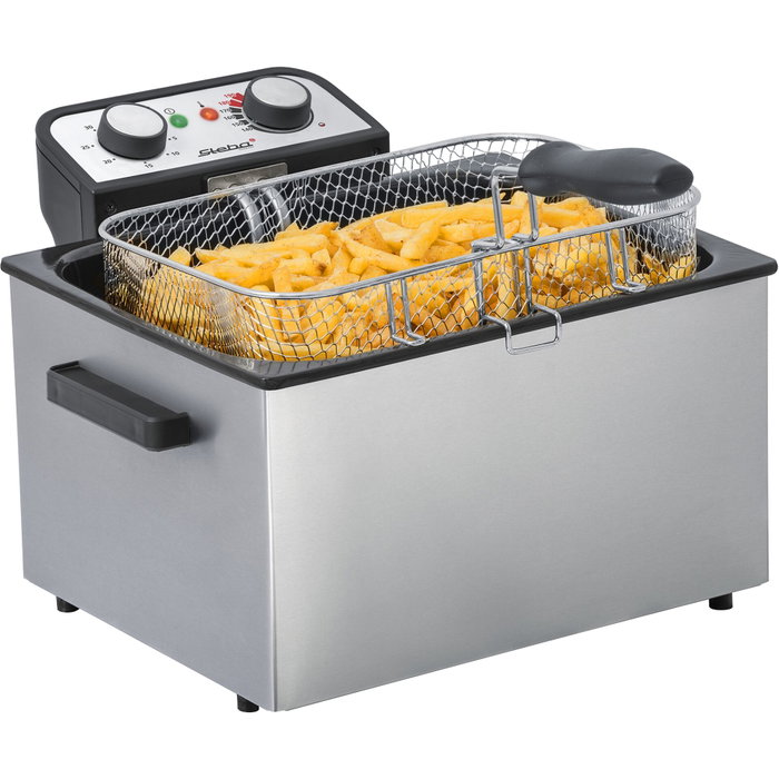 Steba DF 300 Freidora de aire sin aceite plata/negro