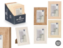 GIFTDECOR Portafotos Efecto Piedra 10x15 Surtido Pack de 24 unidades