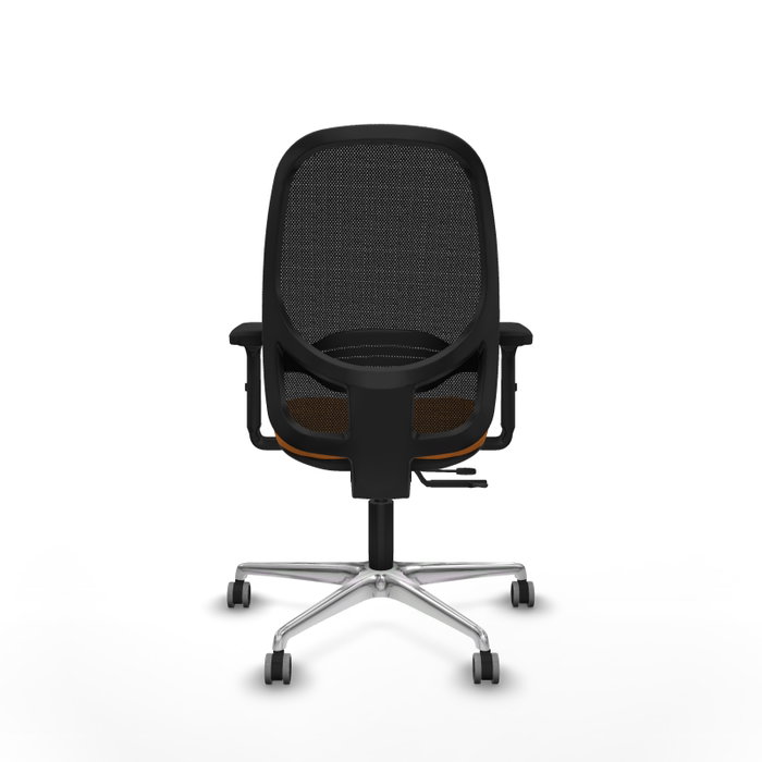 PIQUERAS Y CRESPO Silla de oficina Cilanco Naranja y Negro