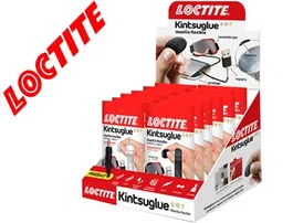 Loctite Masilla Reparadora Kintsuglue, Expositor 16 Unidades (8 Blancas y 8 Negras)