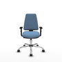PIQUERAS Y CRESPO Silla de oficina Elche Azul cielo